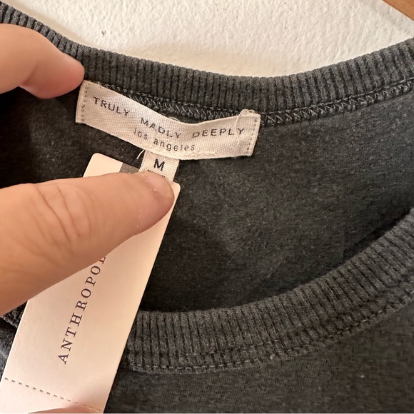 Anthropologie Truly Madly Deeply One for The Road Tee - Picture 3 of 4